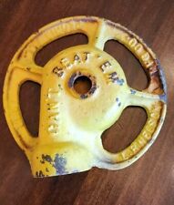 Vintage Can't Beat 'Em Sprinkler by LR Nelson ~ Cast Iron Original Yellow Paint for sale  Shipping to South Africa