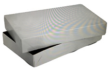 Caixas de vestuário Uline 2 peças - 19 x 12 x 3", brilho branco S-7096 estojo de 50 (I1) comprar usado  Enviando para Brazil