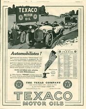 Publicité ancienne texaco d'occasion  France