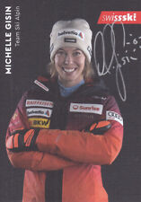 Michelle GISIN - Switzerland, Gold Olympics 2022 Alpine Skiing, Original Autograph! for sale  Shipping to South Africa