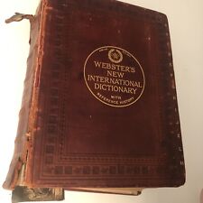 Nuevo diccionario internacional Websters vintage con historia de referencia 1913 raro segunda mano  Embacar hacia Argentina
