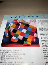 Elmer cuddles patchwork for sale  LISS