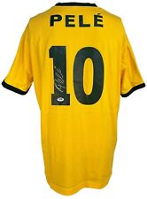 Camiseta firmada autografiada por Pelé Copa del Mundo Selección Brasileña Certificado de Autenticidad, usado segunda mano  Embacar hacia Argentina