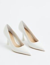 White stiletto heels for sale  POTTERS BAR