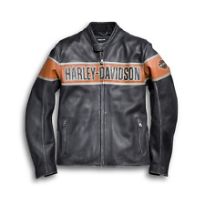 Chaqueta de motociclista Harley para hombre - Victoria Lane negra estilo motocicleta - regalo ideal segunda mano  Embacar hacia Argentina
