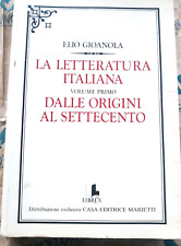 Letteratura italiana vol. usato  Genova
