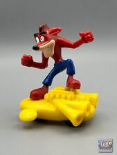 Crash Bandicoot Hardees Kids Meal Toy 2001 Yellow Surf Jet Board Car Vintage, used for sale  Shipping to South Africa