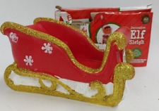 Decorative elf sleigh for sale  WELWYN GARDEN CITY