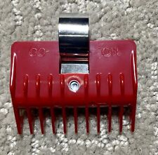 Pente Speed O Guide Clipper Blade Guide vermelho #00 - 1/16", usado comprar usado  Enviando para Brazil