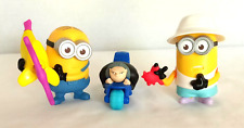 McDonald's Toys Despicable Me 2017 3 Crab Bite and Banana Lanzador Minions Gru segunda mano  Embacar hacia Mexico