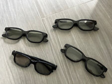 4 pares de gafas 3D pasivas con lentes de plástico polarizado segunda mano  Embacar hacia Argentina