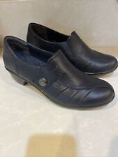 Usado, Sapatos Easy Street Comfort Wave 8.5 azul plissado lateral super fofo comprar usado  Enviando para Brazil