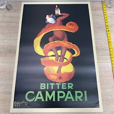 Usado, Pôster vintage de licor álcool Bitter Campari Leonetto Cappiello 24x36 P6 comprar usado  Enviando para Brazil