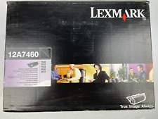 Lexmark 12A7460 cartucho preto série T630 genuíno novo fabricante de equipamento original caixa aberta comprar usado  Enviando para Brazil