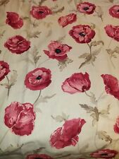 eyelet Laura Ashley 'Freshford Poppy' Fully Lined Curtains 