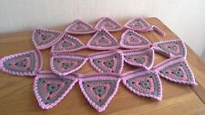 Bunting crochet handmade for sale  EVESHAM