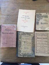 Lot  5 Livres Ancien De  Médecine, Veterinaire Et Science d'occasion  Noyon