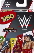 UNO WWE Jogo de Cartas Mattel Games Cartão de Regras Especiais Novo VENDEDOR DO REINO UNIDO FRETE GRÁTIS comprar usado  Enviando para Brazil