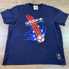 Camiseta Retro Adidas Fútbol Clásico Copa Mundial de la FIFA EE. UU. 1994 Mangas Cortas Azul segunda mano  Embacar hacia Argentina