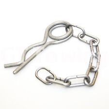 Ifor Williams Jockey Wheel R Clip & Chain - Genuine Ifor Williams Part - P04743 for sale  Shipping to Ireland