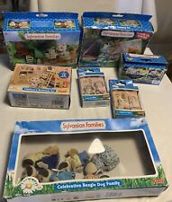 Sylvanians  Cream Cat Twins + Beagle Family Bundle All In Original Boxes for sale  Shipping to South Africa