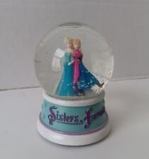Raro globo de nieve musical Disney Frozen Elsa y Anna. ""Let It Go"" Sisters Forever" segunda mano  Embacar hacia Argentina