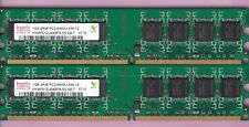 2GB 2x1GB DDR2-800 HYNIX HYMP512U64BP8-S5 AB-T PC2-6400 DESKTOP RAM MEMORY KIT for sale  Shipping to South Africa