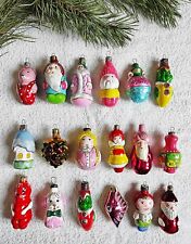 Christmas Glass Ornaments Xmas tree Decoration New Year Vintage Ukraine USSR for sale  Shipping to South Africa