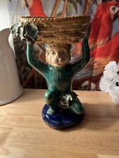 Vintage monkey majolica for sale  Shipping to Ireland