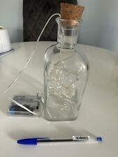 Glass bottle light for sale  RUTHIN