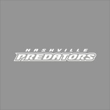 Calcomanía de vinilo Nashville Predators #2 logotipo del equipo de la NHL 1 color pegatina pared ventana de coche segunda mano  Embacar hacia Argentina