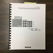 Compactador de rolos vibratórios manual de manutenção de operação Sakai SW300-1 320 SW330, usado comprar usado  Enviando para Brazil