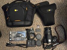 Canon EOS 1200D 18MP Digital SLR Camera Kit (Rebel T5) w/ 18-55mm Lens & EXTRAS, used for sale  Shipping to South Africa