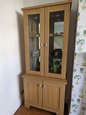 Display Cabinet With Glass Doors And Matching Small Sideboard, used for sale  MANCHESTER