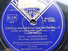 Schellackplatte jazz kurt gebraucht kaufen  Friedland