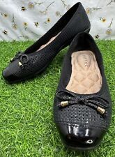 Used, Pavers Ballet Pump Shoes UK 3 Comfort Flats Moleca Soles Black Breathable for sale  Shipping to South Africa