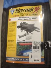 Kit de caiaque L L Bean Seattle Sports Sherpak Deluxe 22" sem derrapagem suporte superior para carro comprar usado  Enviando para Brazil