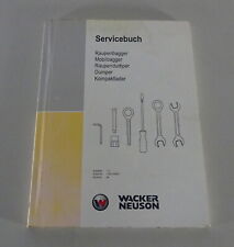 Servicebuch wacker neuson gebraucht kaufen  Jever