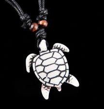 Collana con tartaruga marina colore Bianco Surf Tribale Spiaggia + GIFT - MOD2 - usato  Licata