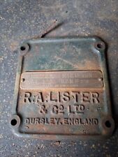 Lister engine plate for sale  SALISBURY