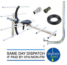 4G DIGITAL TV AERIAL KIT FREEVIEW AND HD FOR INDOOR OUTDOOR OR LOFT INSTALLATION for sale  Shipping to South Africa