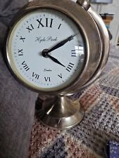 Steel globe clock for sale  HUDDERSFIELD