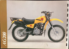 Yamaha genuine Product Information Guide AG200K  1983 for sale  Shipping to South Africa