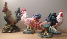 Resin chicken figurines d'occasion  Expédié en Belgium