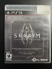Elder Scrolls V: Skyrim Legendary Edition [PlayStation 3 / PS3, 2013] CiB w/ Map, used for sale  Shipping to South Africa