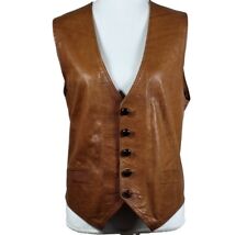 Mens leather vest for sale  Fort Wayne