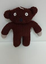 Mr Bean Knitted Brown Teddy Soft  Toy. Tiger Tv Ltd 1996 Vintage for sale  WITHAM