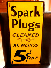 ac spark plug sign for sale  Monroe