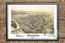 Old map mifflintown d'occasion  Expédié en France