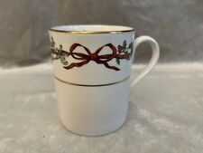 Used, Royal Worcester Holly Ribbons Pattern Mug(s) Christmas Made in England for sale  Alexandria